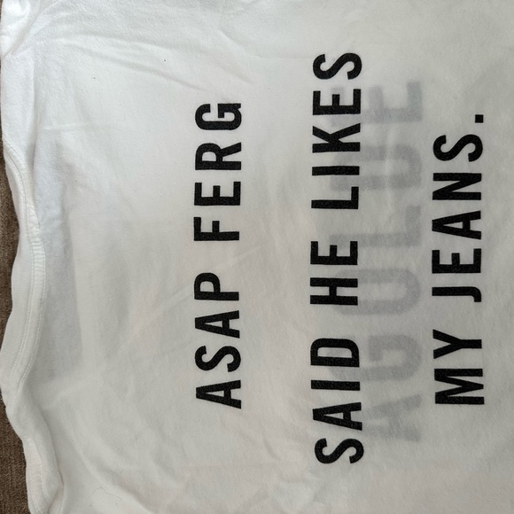 Agolde top & bdg jean shorts set - Picture 6 of 12